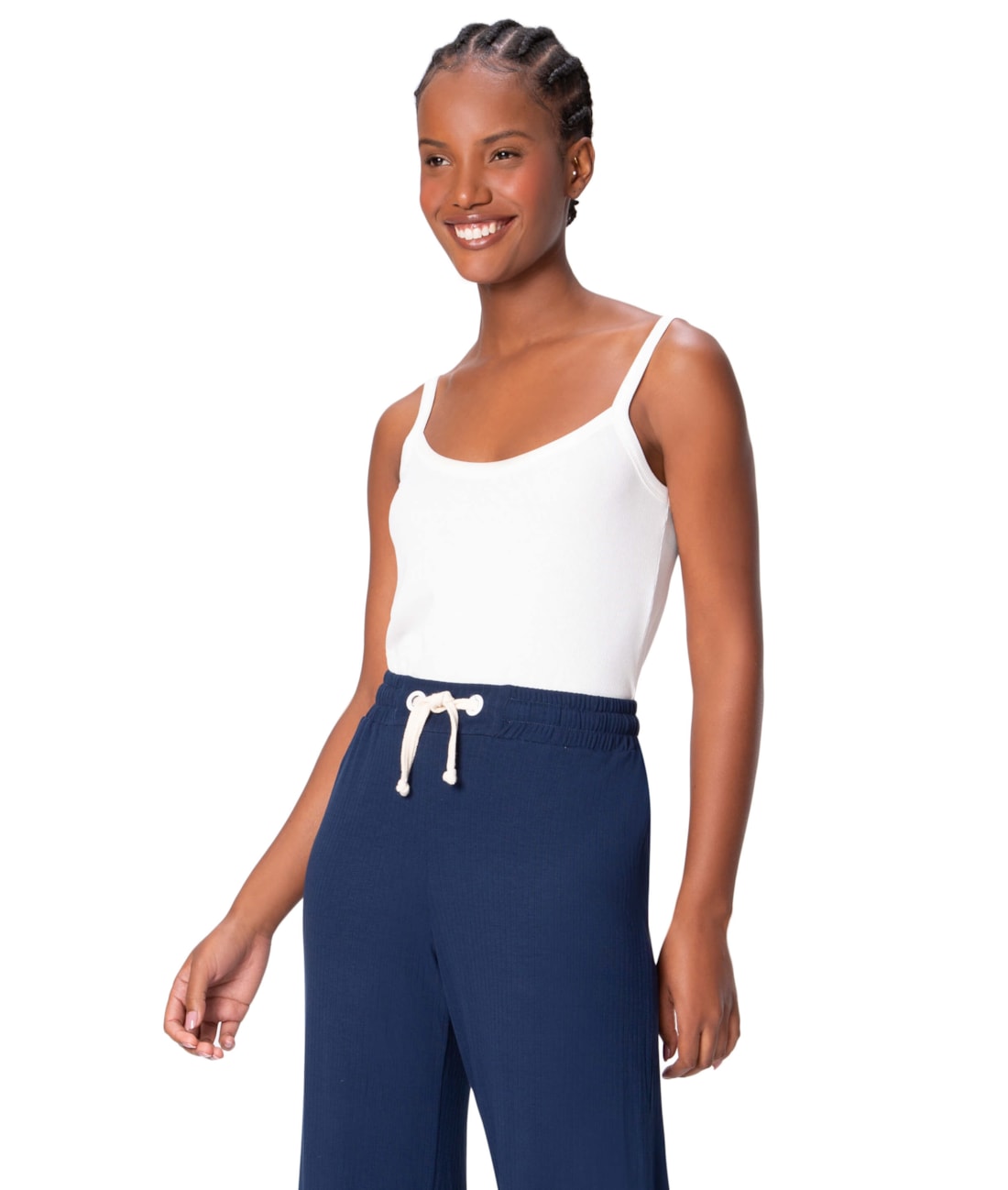 Regata Rib Viscose Off White