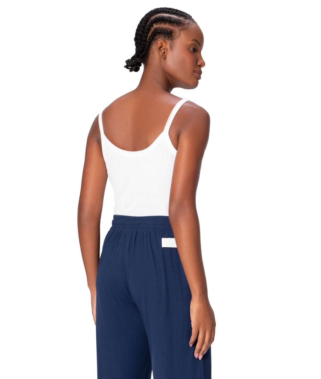 Regata Rib Viscose Off White