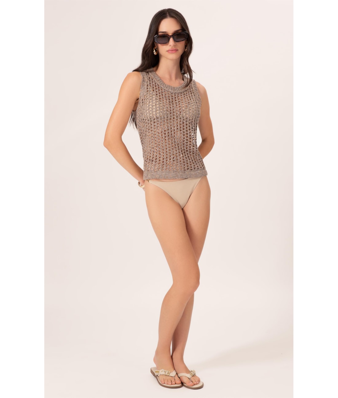 Regata Tricot Tweed Capuccino