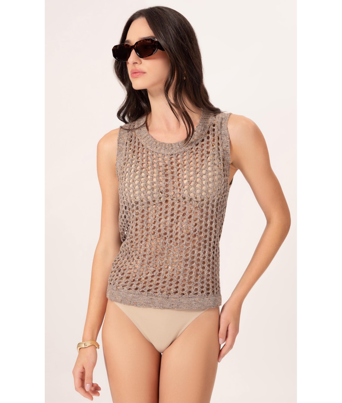 Regata Tricot Tweed Capuccino