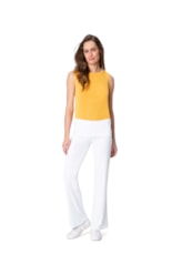 Regata Tricot Visco Amarelo