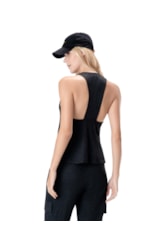 Regata Visco Crepe Preto Mescla