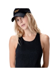 Regata Visco Crepe Preto Mescla