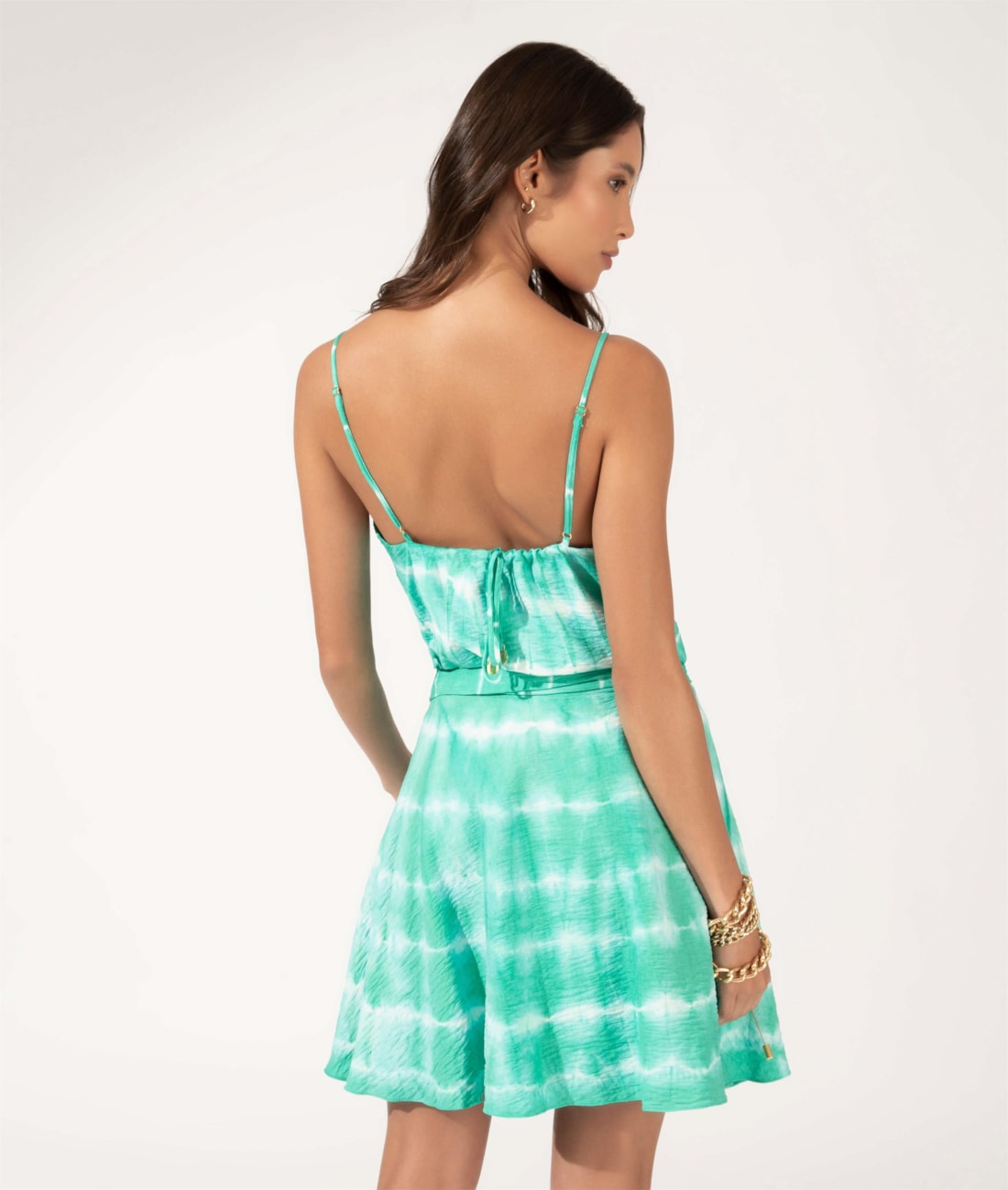 Regata Visco Tie Dye Verde Jade