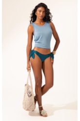 Regata Visco Tricot Azul Jeans