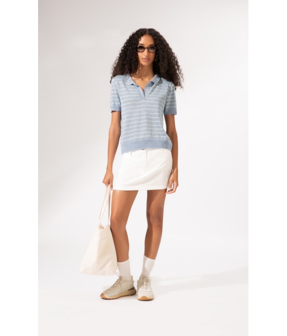 Saia Curta Alfaiataria Lyon Off White