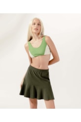 Saia Curta Soft Comfort Musgo