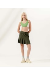 Saia Curta Soft Comfort Musgo