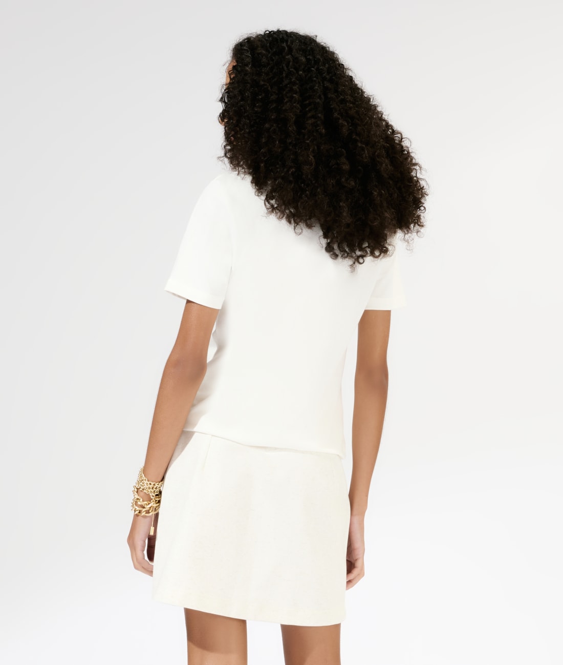 Saia Curta Surf Off White