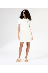 Saia Curta Surf Off White