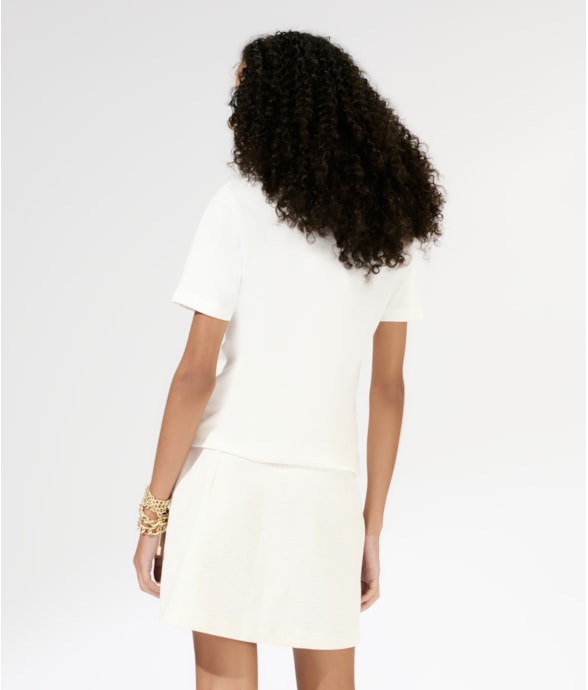 Saia Curta Surf Off White