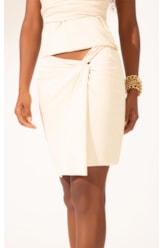 Saia Curta Torcao Pop Off White