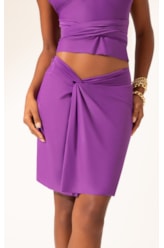 Saia Curta Torcao Pop Violeta