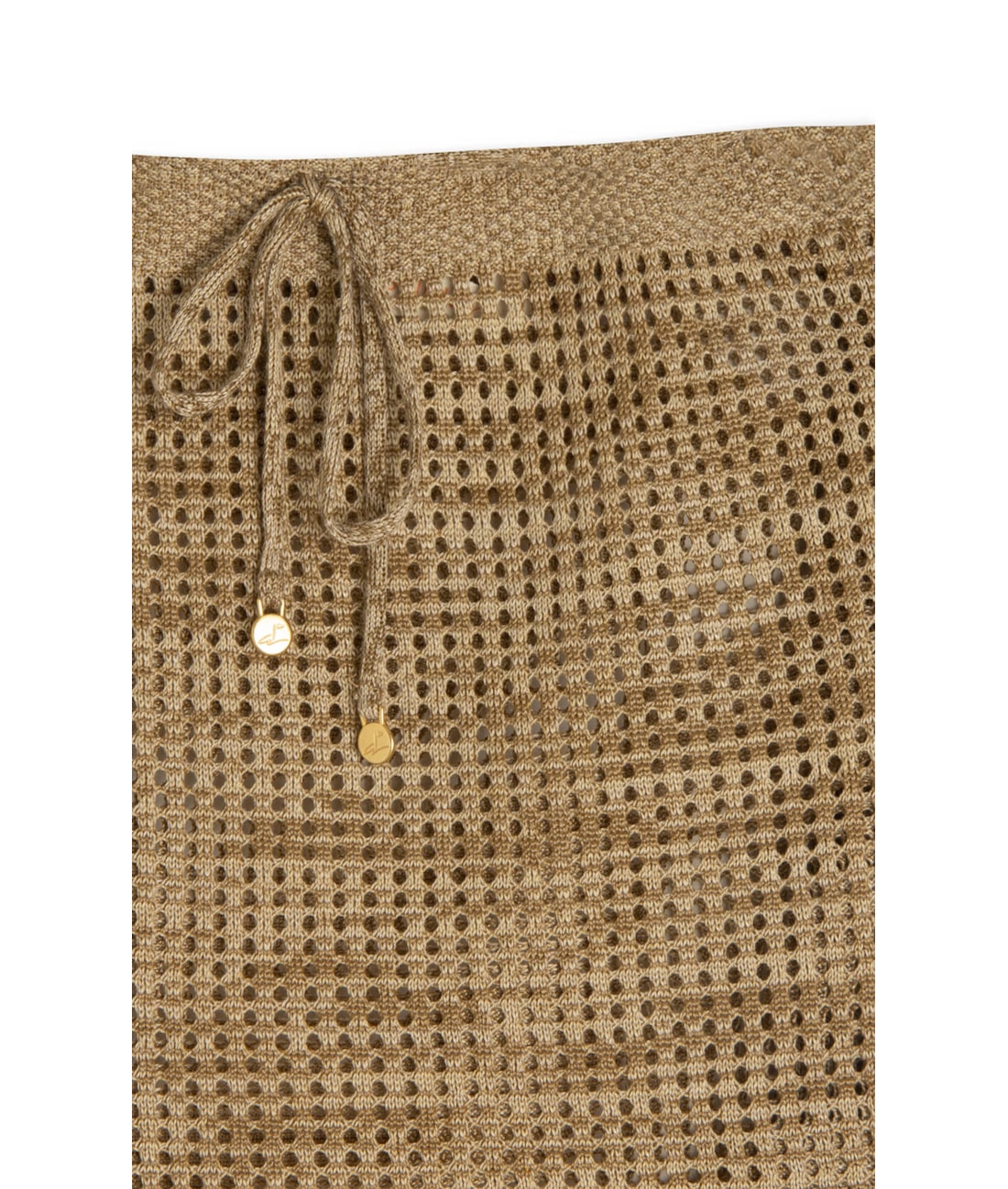 Saia Curta Tricot Paradise Areia