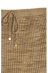 Saia Curta Tricot Paradise Areia