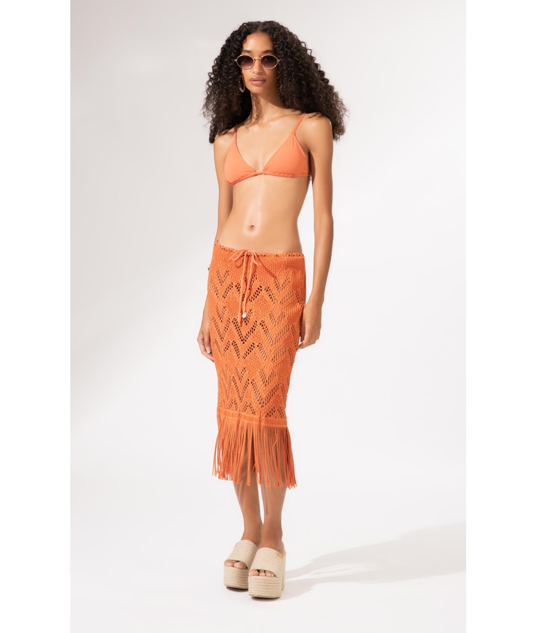 Saia Fringe Salmao