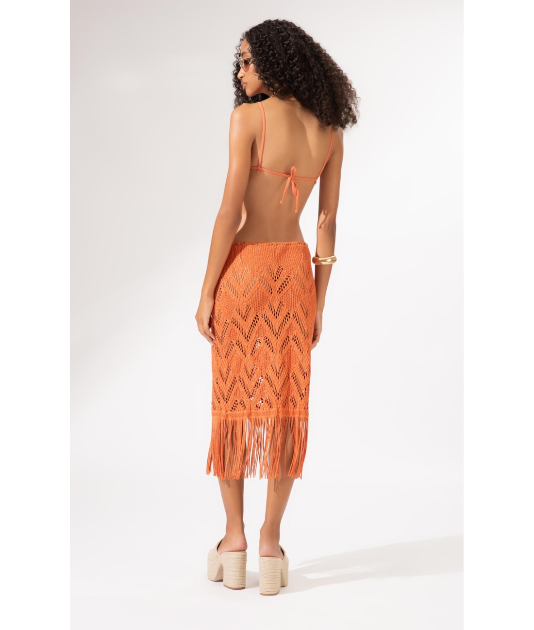 Saia Fringe Salmao