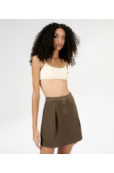 Saia Jeans Color Twill Tenis Tabaco