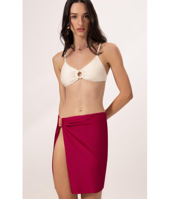 Saia Lisa Sunset Fivela Pink