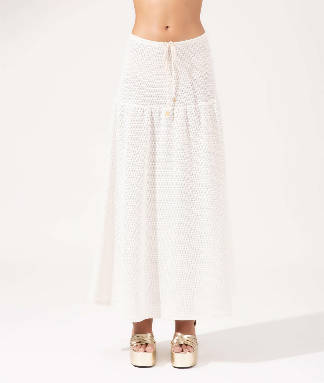 Saia Longa Jacquard Ibiza Off White
