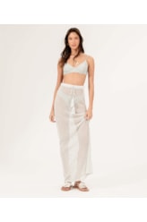 Saia Longa Tricot New Year Off White