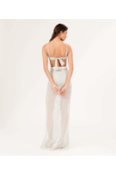 Saia Longa Tricot New Year Off White