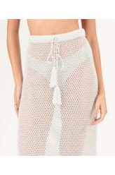 Saia Longa Tricot New Year Off White