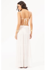 Saia Longa Viscose Yoryu Off White
