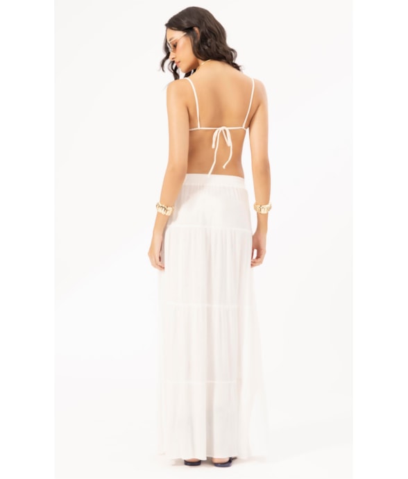 Saia Longa Viscose Yoryu Off White