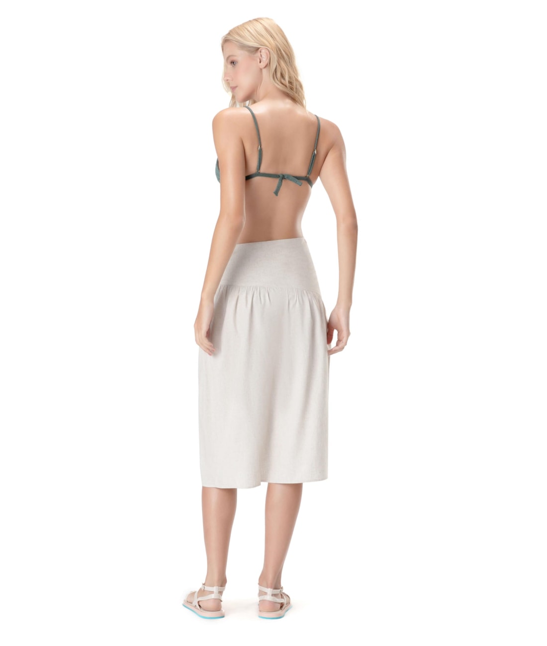 Saia Midi Linen Soft Natural