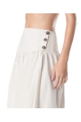 Saia Midi Linen Soft Natural