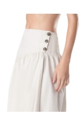 Saia Midi Linen Soft Natural