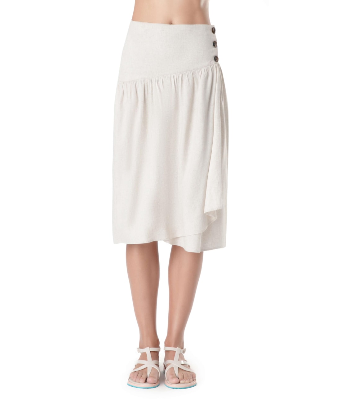 Saia Midi Linen Soft Natural