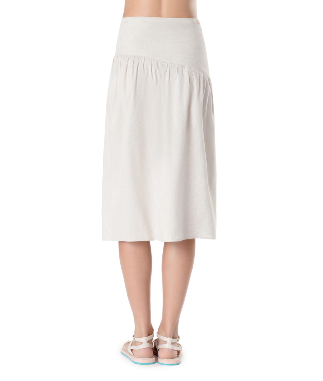 Saia Midi Linen Soft Natural
