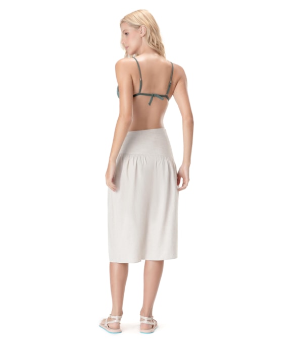 Saia Midi Linen Soft Natural