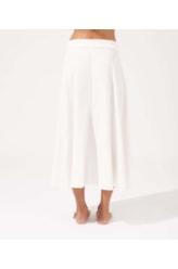 Saia Midi Transp. Jacquard Visco Sunset Off White