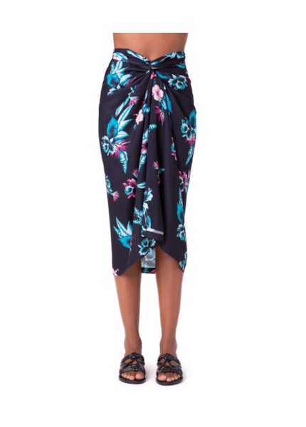 Saia Pareo Viscose Print Pink