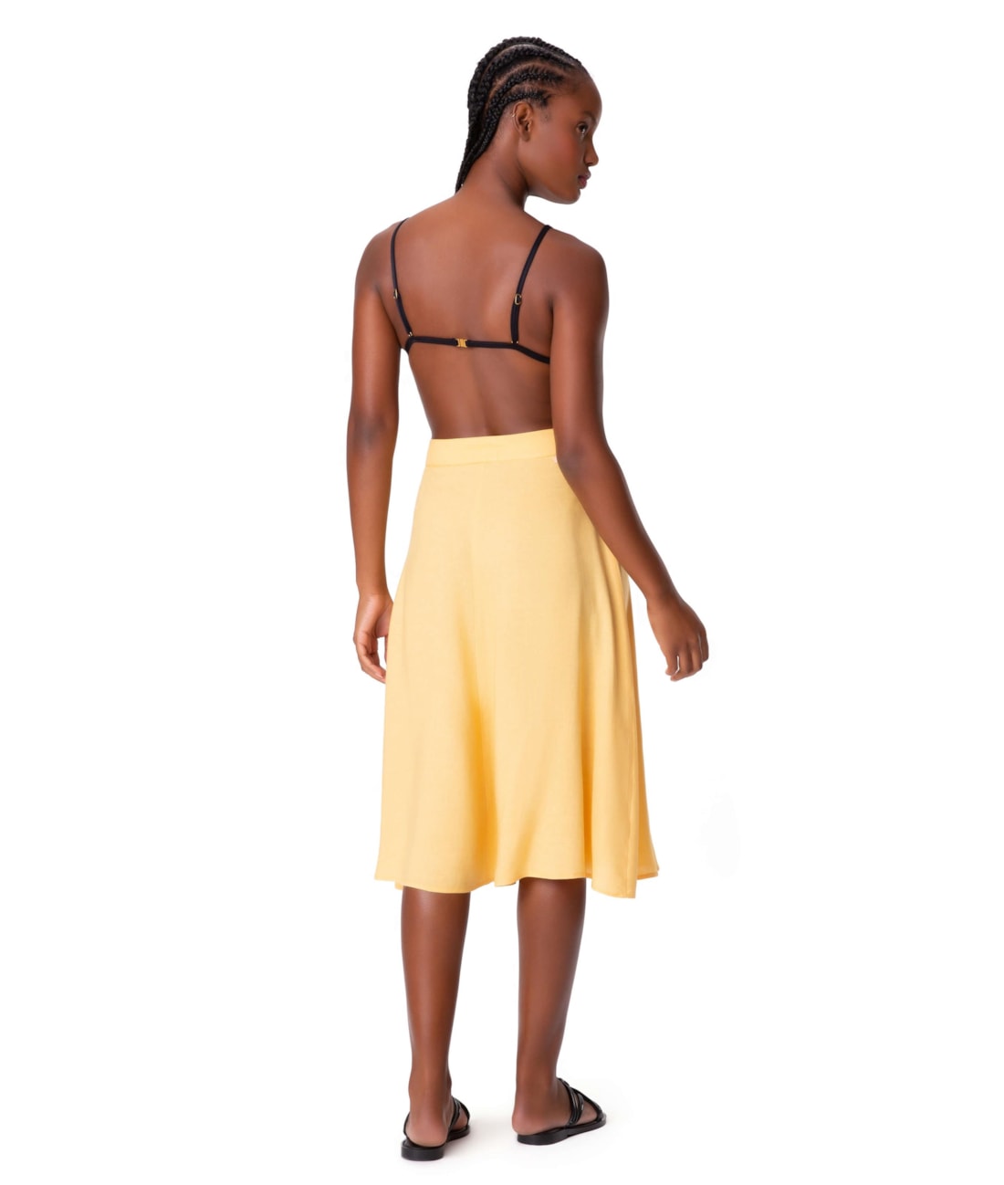 Saia Resort Heavy Linen Amarelo