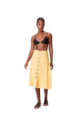 Saia Resort Heavy Linen Amarelo