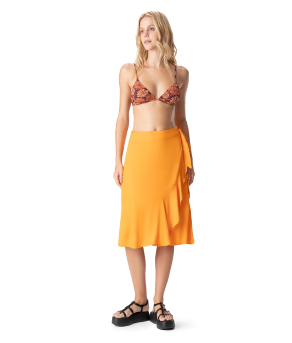 Saia Resort Midi Visco Salinas Laranja
