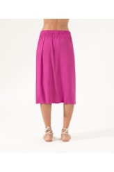 Saia Resort Midi Visco Slub Violeta