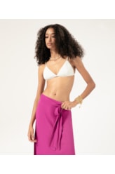 Saia Resort Midi Visco Slub Violeta