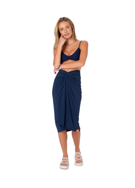 Saia Resort Pareô Jersey Marinho