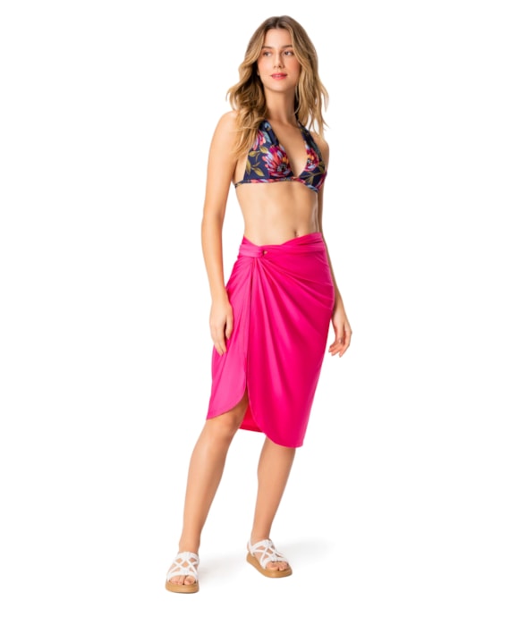 Saia Resort Pareô Jersey Pink