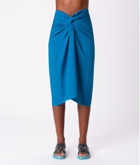 Saia Resort Pareo Light Visco Azul Bic