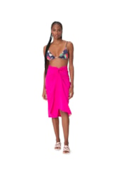 Saia Resort Pareô Viscose Pink