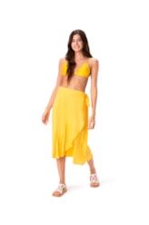 Saia Resort Transpassada Celebrate Amarelo