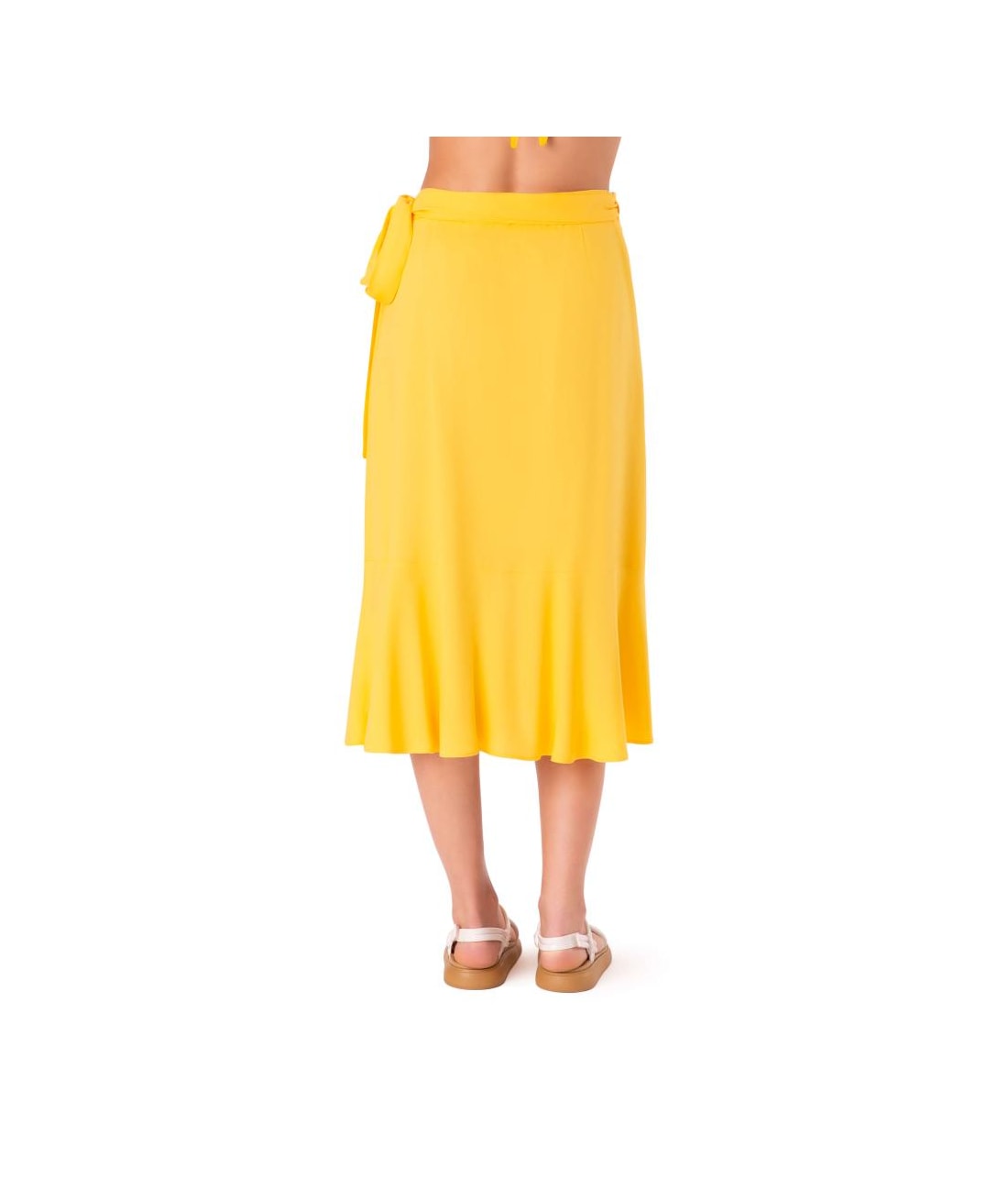 Saia Resort Transpassada Celebrate Amarelo