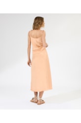 Saia Sereia Satin Waves Laranja