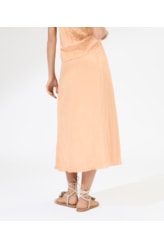 Saia Sereia Satin Waves Laranja